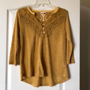 Top with lacy inserts.